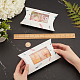 BENECREAT 20pcs 17.5x10x3.8cm Vintage White Kraft Paper Pillow Box with Clear Window for Wedding Birthday Party Favor Packaging CON-WH0073-49C-4