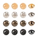 Nbeads alrededor de 40 pieza de botones de vástago de costura de aleación de 20 orificios de 1 mm de diámetro BUTT-NB0001-06-1