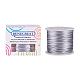 BENECREAT 15 Gauge (1.5mm) Aluminum Wire 68m (220FT) Anodized Jewelry Craft Making Beading Floral Colored Aluminum Craft Wire - Silver AW-BC0001-1.5mm-02-2