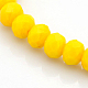 Bracelets de perles de verre rondelle stretch BJEW-F073-02-2