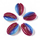 Printed Natural Cowrie Shell Beads SSHEL-R047-01-A07-2