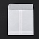 Sacs rectangulaires en papier parchemin translucide CARB-A005-01F-3