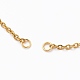 304 Stainless Steel Cable Chain Bracelet Making AJEW-JB00782-02-2