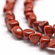 Rosso naturale perline di diaspro fili G-F465-36-3