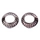(vendita di fabbrica di feste di gioielli) anelli di barretta acrilici trasparenti X-RJEW-T010-05-4