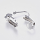 Accessoires de boucles d'oreilles clips à vis en 304 acier inoxydable STAS-F139-055P-3