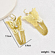 Filigrane Schmetterlings-Ohrhänger aus Eisen SQ8048-2