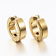 Ion Plating(IP) 304 Stainless Steel Clip-on Earrings EJEW-H351-18G-1