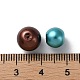 Perles en verre nacré rondes HY-X0003-02-3