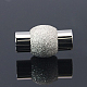 304 strukturierter Edelstahl-Magnetverschluss mit Klebeenden STAS-G008-1-1