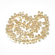 Electroplate Glass Beads Strands EGLA-S142-10x21mm-03-2