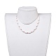 Semences de verre colliers de perles NJEW-JN02596-03-4