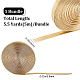 Gorgecraft Cordón plano de imitación de cuero de 5 m LC-GF0001-02B-01-2