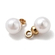 Colgantes de perlas de imitación de plástico KK-H442-59G-2