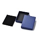 厚紙のジュエリーセットボックス  内部のスポンジ  長方形  ブルー  9.05x7.1x1.55~1.65cm CBOX-C016-01F-02-3