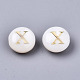Natural Freshwater Shell Beads SHEL-S266-12X-2