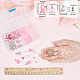 Sunnyclue 1 caja DIY 6 juegos de pulseras de concienciación sobre el cáncer de mama DIY-SC0021-74-3