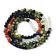 Natural & Synthetic Mixed Gemstone Beads Strands G-D080-A01-02-16-2