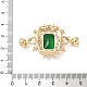 Застежки-защелки из латуни и стекла KK-U059-48G-3