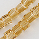 Chapelets de perles en verre X-GLAA-R041-8x8mm-16-1
