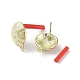 Accessoires de boucles d'oreilles en alliage doré EJEW-B036-01G-01-2