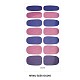 Красочные цветочные тартан полное покрытие блестящие обертывания для ногтей лак для ногтей наклейки MRMJ-S056-DA248-2
