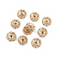 Messing Strass Zwischen perlen&nbsp;RB-A014-L10mm-01LG-NF-3