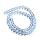 Chapelets de perles rondes en verre GLAA-I028-6mm-17-2