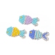 3pcs 3 couleurs perles de rocaille japonaises faites à la main PALLOY-MZ00042-1