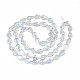 Chapelets de perles en verre électroplaqué EGLA-S188-15-B04-3