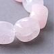 Natural Rose Quartz Beads Strands G-R356-09-3