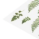 Pegatinas de estampado en caliente autoadhesivas impermeables con estampado de flores DIY-I063-04-4
