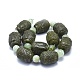 Natur Xiuyan Jade Perlen Stränge G-O179-D01-2