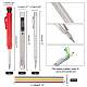 Nbeads Carpenter Pencils with 2 Sets Refilles & Jewelry Knife & Tungsten Carbide Tip Scriber TOOL-NB0001-86-2