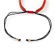 Fabrication de bracelet tressé en fil de nylon réglable AJEW-JB00857-06-3