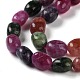 Chapelets de perles en jade de malaisie naturelle G-I283-H13-01-4