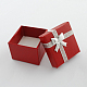 Cajas de sistema de la joya de cartón con bowknot y la esponja en el interior CBOX-R005-3-2