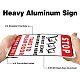 UV保護＆防水アルミニウム警告サイン  カラフル  300x200x0.9mm  穴：4mm AJEW-WH0111-H05-4
