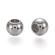 202 Stainless Steel Beads X-STAS-K204-02A-P-3