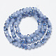 Electroplate Glass Beads Strands X-EGLA-A034-J4mm-I06-2