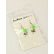 Fashion Heart Dangle Earrings EJEW-JE00222-3