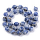 Natürliche blaue Fleck Jaspis Perlen Stränge G-R482-07-10mm-2
