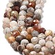 Brins de perles d'agate mexicaine naturelle G-E608-A11-C-3