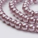 Brins de perles de verre teints écologiques HY-A008-6mm-RB085-3