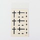 Cross Shapes Body Art Removable Fake Temporary Tattoos Paper Stickers X-AJEW-O010-09-1