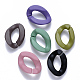 Opaque Spray Painted Acrylic Linking Rings OACR-S036-001A-I-1-1