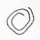 Chapelets de perles en hématite synthétique sans magnétiques G-D800-12A-2