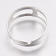 Einstellbare Eisenfinger-Ring-Fassungen IFIN-K036-04S-3