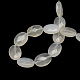 Facettierte ovale natürliche Quarz-Kristall-Perlen Stränge X-G-R303-01-2