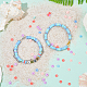 12 rangs 6 couleurs perles rondes en pâte polymère écologiques faites à la main CLAY-PH0001-40A-01-3